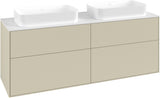 Villeroy & Boch Finion Waschtischunterschrank 1600 mm Glossy White Lacquer, 4 Auszüge, SoftClosing