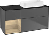 Villeroy & Boch Finion Waschtischunterschrank 120 cm Glossy White Lacquer mit Beleuchtung
