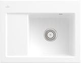 Villeroy & Boch Einbauspüle Subway 45 Compact 331301 Weiß Alpin CeramicPlus 650x510mm
