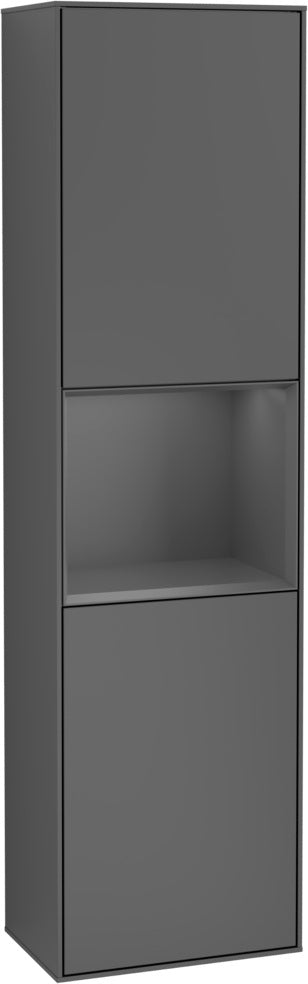 Villeroy & Boch Hochschrank Finion G460GF – Hochglanz Weiß, LED-Beleuchtung, SoftClose