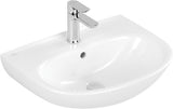 Villeroy & Boch O.novo Wandwaschbecken 550x440 mm Oval Weiß Alpin 1 Hahnloch