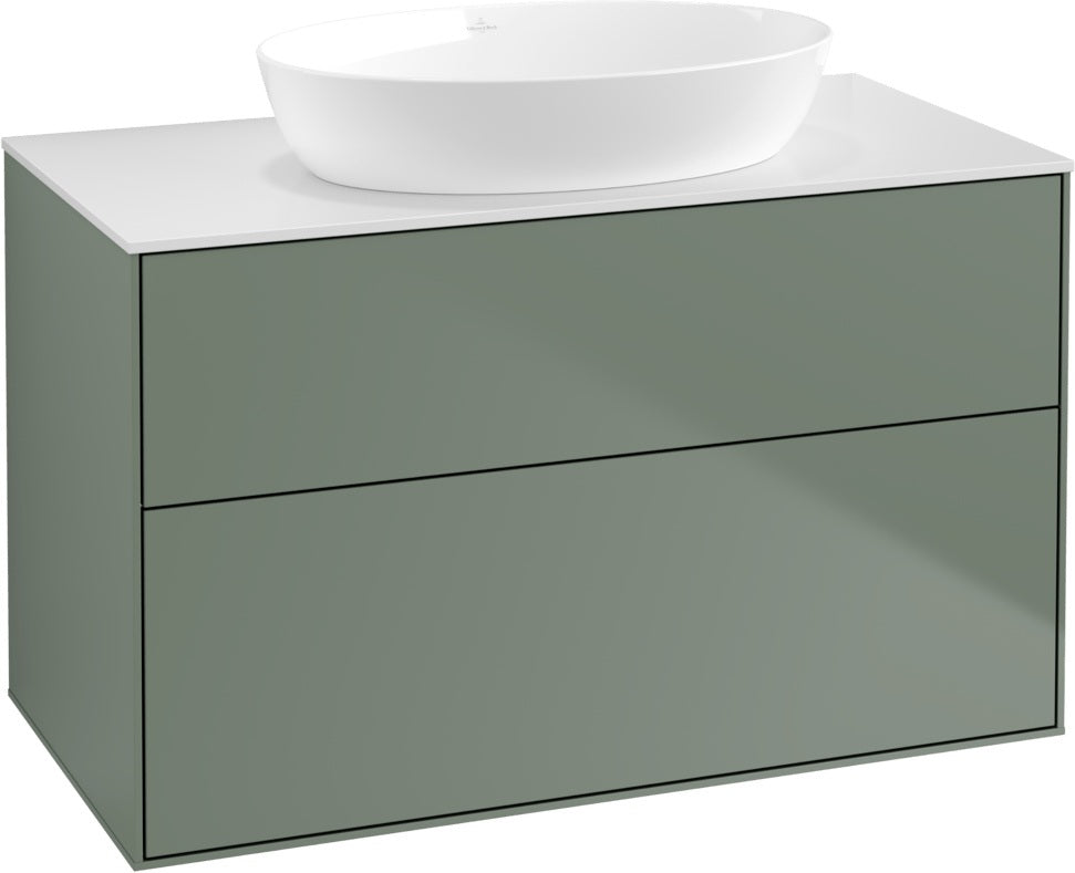 Villeroy & Boch Finion Waschtischunterschrank FA0200 1000 mm Glossy White Lacquer