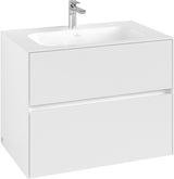 Villeroy & Boch Waschbeckenunterschrank Collaro C13800 White Oak – 796 mm, 2 Auszüge, SoftClosing