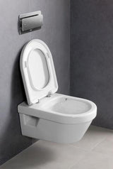 Villeroy & Boch Architectura WC-Set 5684HR spülrandlos mit SoftClosing 370x530mm Weiß