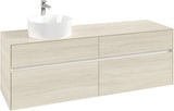 Villeroy & Boch Collaro Waschtischunterschrank 1600 mm White Oak – 4 Auszüge, SoftClosing