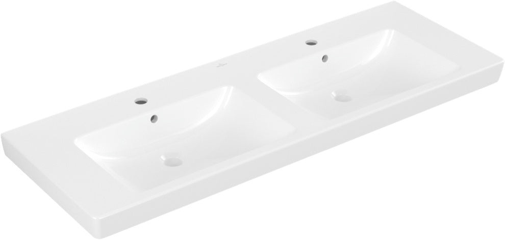 Villeroy & Boch Schrank-Doppelwaschtisch Subway 2.0 1300 mm Weiß Alpin