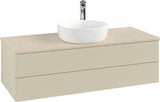 Villeroy & Boch Waschtischunterschrank Antao 1200 mm Anthracite Matt Lackiert mit LED-Beleuchtung