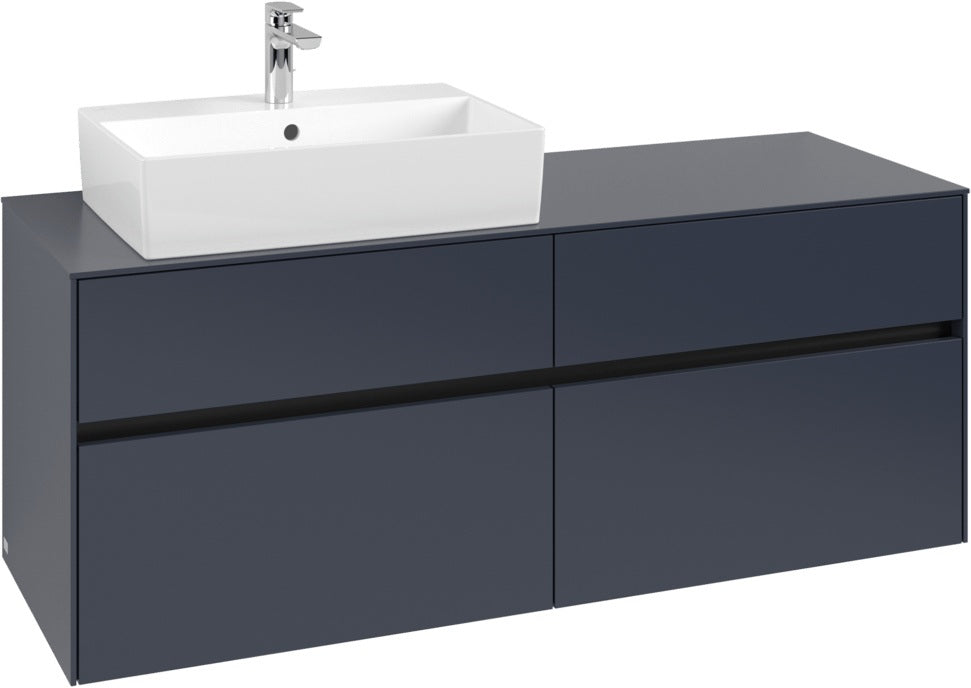 Villeroy & Boch Waschbeckenunterschrank Collaro C132 B0 1400 mm White Oak mit Beleuchtung