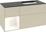 Villeroy & Boch Finion Waschbeckenunterschrank 1200 mm Glossy White Lacquer mit Beleuchtung