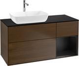 Villeroy & Boch Finion Waschtischunterschrank 1200 mm Glossy White mit Beleuchtung und SoftClosing