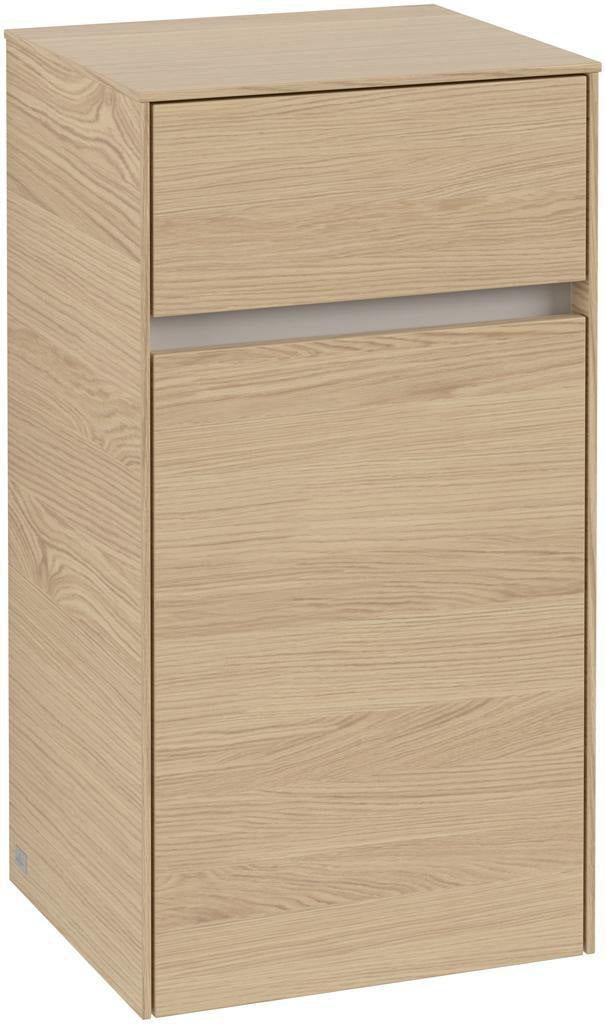Villeroy & Boch CHIC Seitenschrank Anschlag rechts Glossy White – Halbhochschrank mit SoftClose