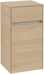 Villeroy & Boch CHIC Seitenschrank Anschlag rechts Glossy White – Halbhochschrank mit SoftClose