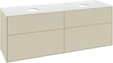 Villeroy & Boch Finion Waschbeckenunterschrank 1600 mm Glossy White Lacquer mit Beleuchtung