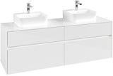Villeroy & Boch Waschtischunterschrank Collaro C107B0 1600 mm Glossy White mit LED-Beleuchtung