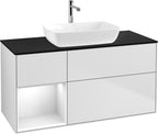 weiß / Mitteldichte Faserplatte (MDF) / F822G F 1200x603x501mm White Matt