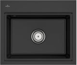 Villeroy & Boch Subway Style 60 S Flat Einbauspüle 600 x 510 mm Ebony CeramicPlus