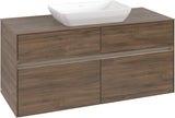 Villeroy & Boch Waschtischunterschrank Collaro C112 B0 1200 mm Arizona Oak mit Beleuchtung
