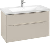 Villeroy & Boch Subway 3.0 Waschtischunterschrank C570L0 Brilliant White mit LED-Beleuchtung und SoftClosing