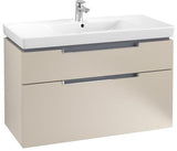 Villeroy & Boch Waschtischunterschrank Subway 2.0 in Santana Oak – 987 mm, wandhängend, 2 Auszüge