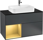blau / Mitteldichte Faserplatte (MDF) / G362HF