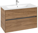 Villeroy & Boch Waschtischunterschrank Collaro White Matt 961 mm – 2 Auszüge, SoftClosing, Push-Open