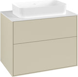 Villeroy & Boch Waschtischunterschrank Finion F6310 800 mm Glossy White Lacquer