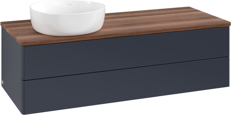 Villeroy & Boch Antao Waschtischunterschrank 1200 mm Anthrazit Matt mit Beleuchtung