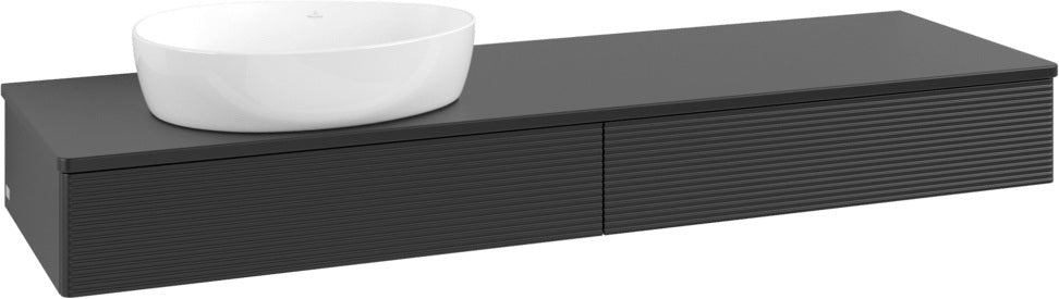 Villeroy & Boch Antao Waschbeckenunterschrank K15150 1600 mm Anthrazit Matt Lack