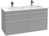 Villeroy & Boch VENTICELLO Waschtischunterschrank 1153 mm Santana Oak mit 4 Auszügen und Glasabtrennungen