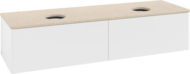Villeroy & Boch Antao Waschtischunterschrank 1600 mm White Matt Lacquer, 2 Auszüge