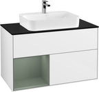 weiß / Mitteldichte Faserplatte (MDF) / G362G M 1000x603x501mm Glossy White