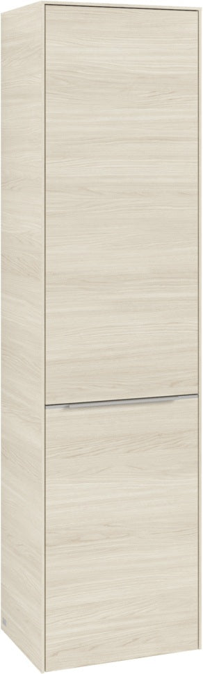 Villeroy & Boch Hochschrank Subway 3.0 C59300 Brilliant White – 450 mm, SoftClosing, Wäschekorb