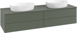 Villeroy & Boch Antao Waschbeckenunterschrank 1600 mm Anthrazit Matt Lackiert mit 4 Auszügen