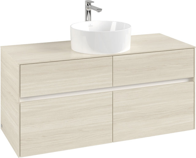 Villeroy & Boch Waschtischunterschrank Collaro C041 White Oak 1200 mm mit 4 Auszügen