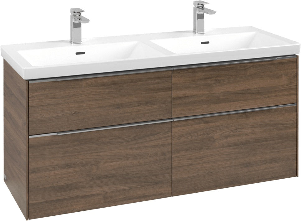 Villeroy & Boch Waschtischunterschrank Subway 3.0 C 568L0 1272 mm Brilliant White mit LED