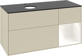 Villeroy & Boch Finion Waschbeckenunterschrank 1200 mm Glossy White Lacquer mit LED-Beleuchtung