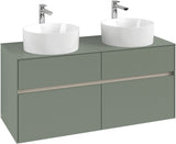 Villeroy & Boch Collaro Waschbeckenunterschrank White Oak 1200 mm mit 4 Auszügen