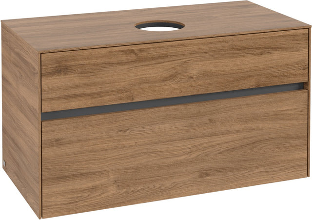 Villeroy & Boch Waschtischunterschrank Collaro C03800 1000 mm Kansas Oak mit SoftClosing