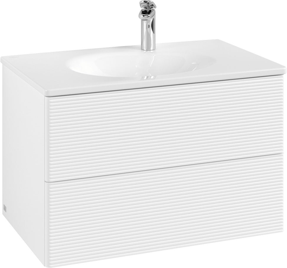 Villeroy & Boch Waschtischunterschrank Antao 788 mm Glossy White Lacquer mit Push-to-Open