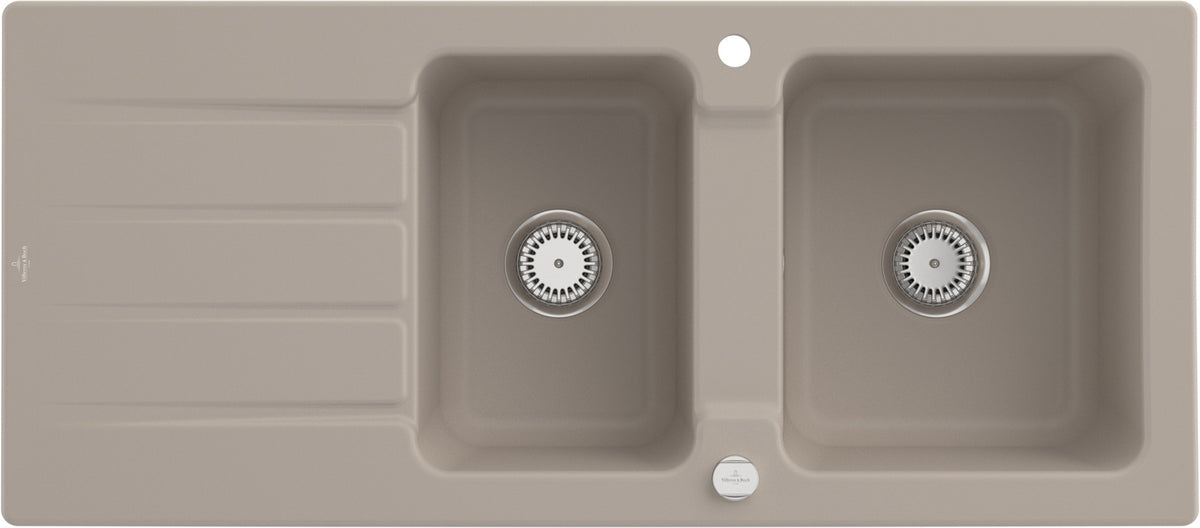 Villeroy & Boch Einbauspüle Architectura 80 338001R1 Weiß Alpin CeramicPlus 1160x510 mm
