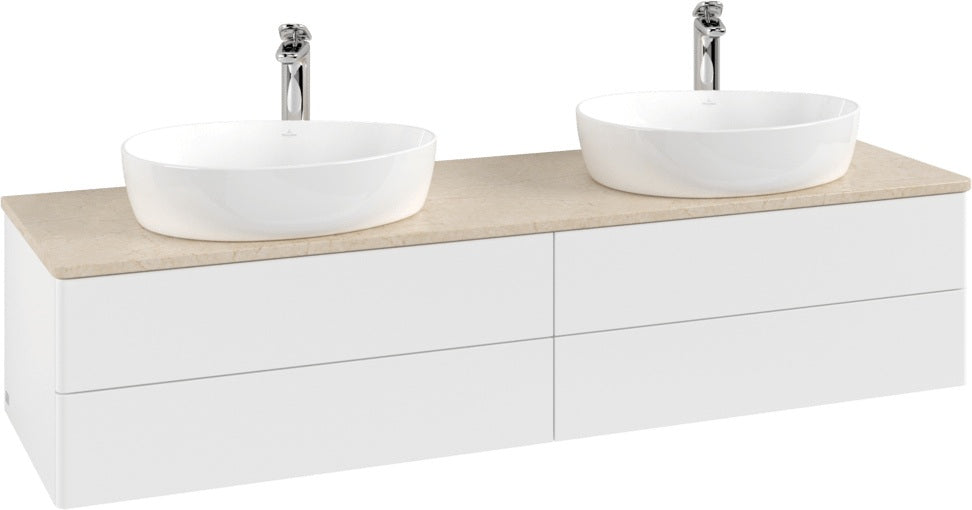 Villeroy & Boch Waschtischunterschrank Antao K28053 1600 mm White Matt Lacquer mit 4 Auszügen