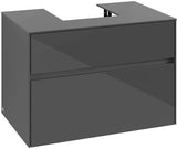 Villeroy & Boch Collaro Waschbeckenunterschrank 800 mm Glossy White mit SoftClosing