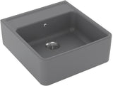 Villeroy & Boch Spülstein Einzelbecken 595x630 mm Keramik Ebony CeramicPlus