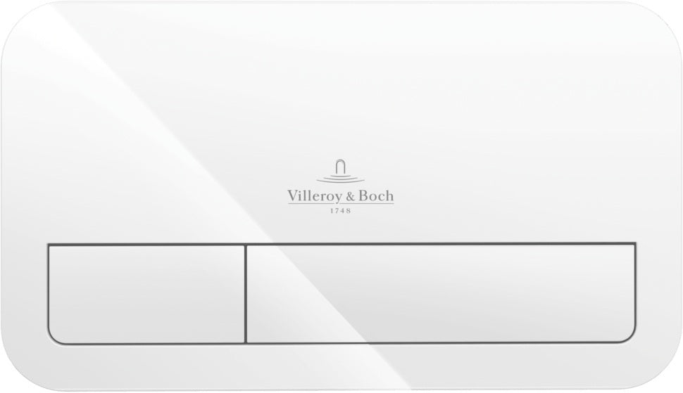 Villeroy & Boch ViConnect Betätigungsplatte 922490 eckig verchromt 253 x 145 mm