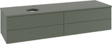 Villeroy & Boch Waschtischunterschrank Antao L26150 1600 mm Anthrazit Matt mit Beleuchtung