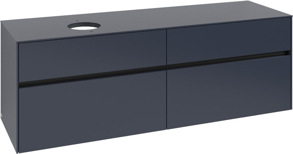Villeroy & Boch Collaro Waschtischunterschrank 1600 mm White Oak – 4 Auszüge, SoftClosing