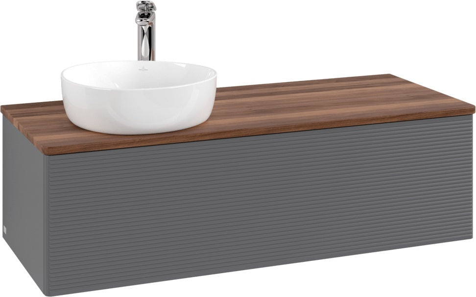 Villeroy & Boch Waschbeckenunterschrank Antao K33151 1200 mm Anthrazit Matt