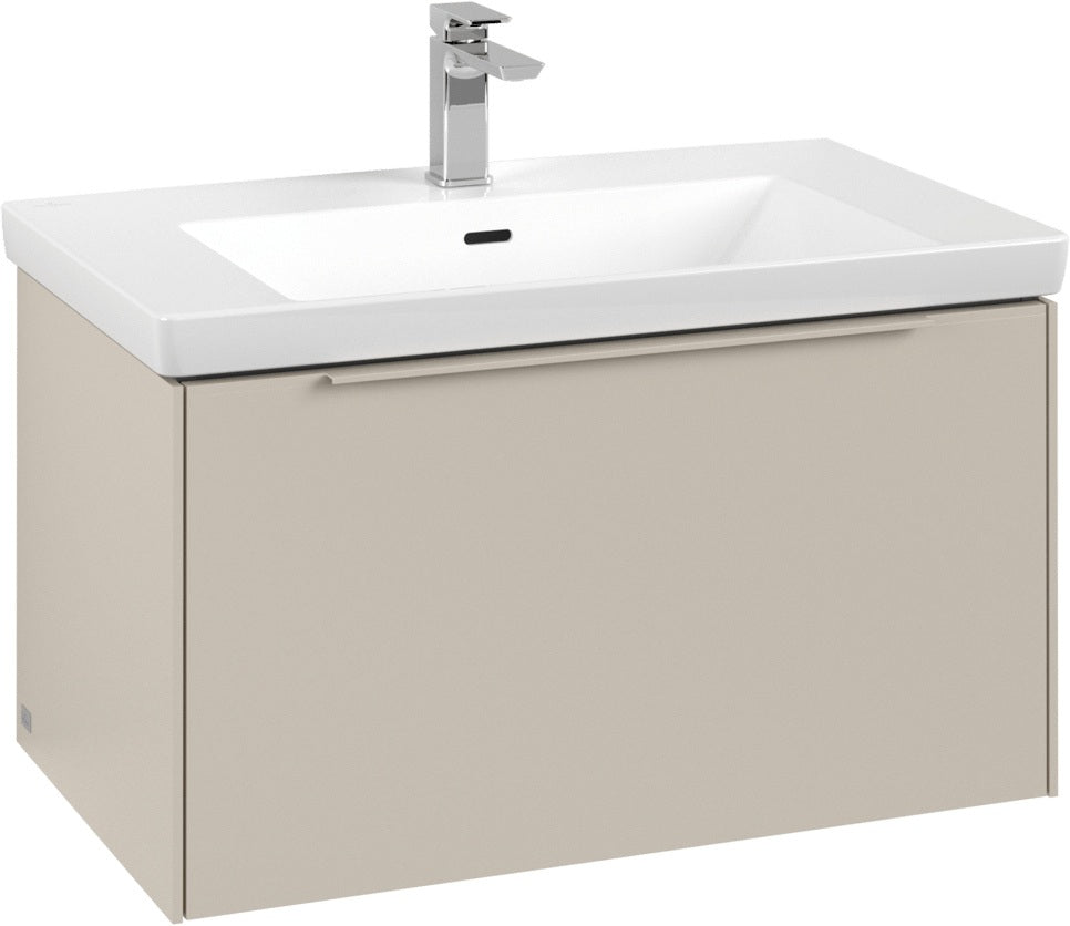 Villeroy & Boch Waschtischunterschrank Subway 3.0 C 573L0 Brilliant White mit Beleuchtung