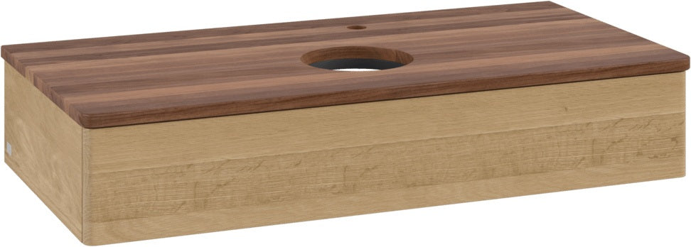 Villeroy & Boch Waschtischunterschrank Antao L09051 1000 mm Warm Walnut mit LED