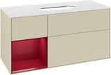 Villeroy & Boch Finion Waschbeckenunterschrank 1200 mm Walnut Veneer mit Beleuchtung